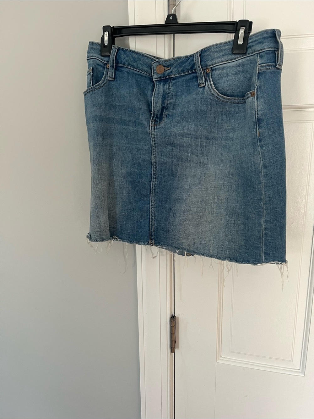 Soho Light Blue Denim Mini Skirt